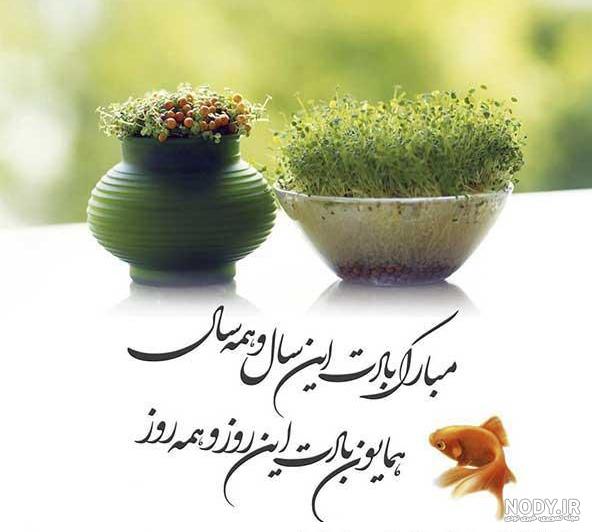 عکس نوشته سال نو مبارک برای پروفایل + زیباترین متن های تبریک عید نوروز