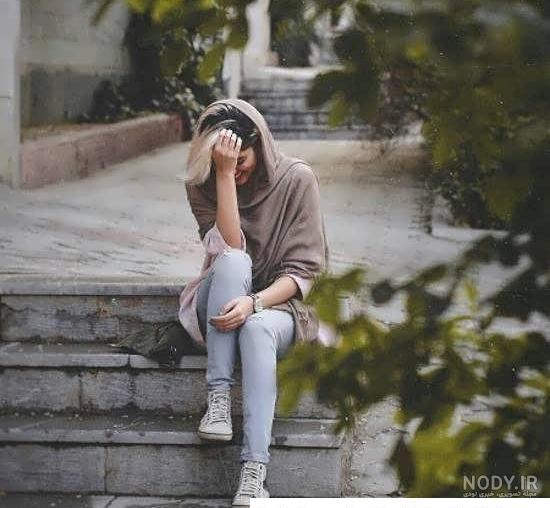 ژست عکس بدون چهره دخترانه