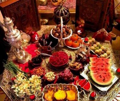 آلبوم: سفره شب یلدای عروس های تابستان 95 باشگاه نوعروس