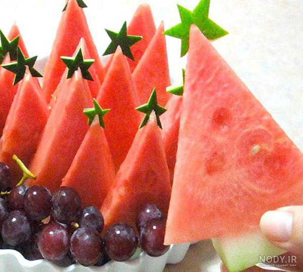 تزیین هندوانه شب یلدا + جدیدترین و زیباترین تزیینات هندوانه یلدا امسال - مگسن تزیین هندوانه شب یلدا + جدیدترین و زیباترین تزیینات هندوانه یلدا امسال - مگسن