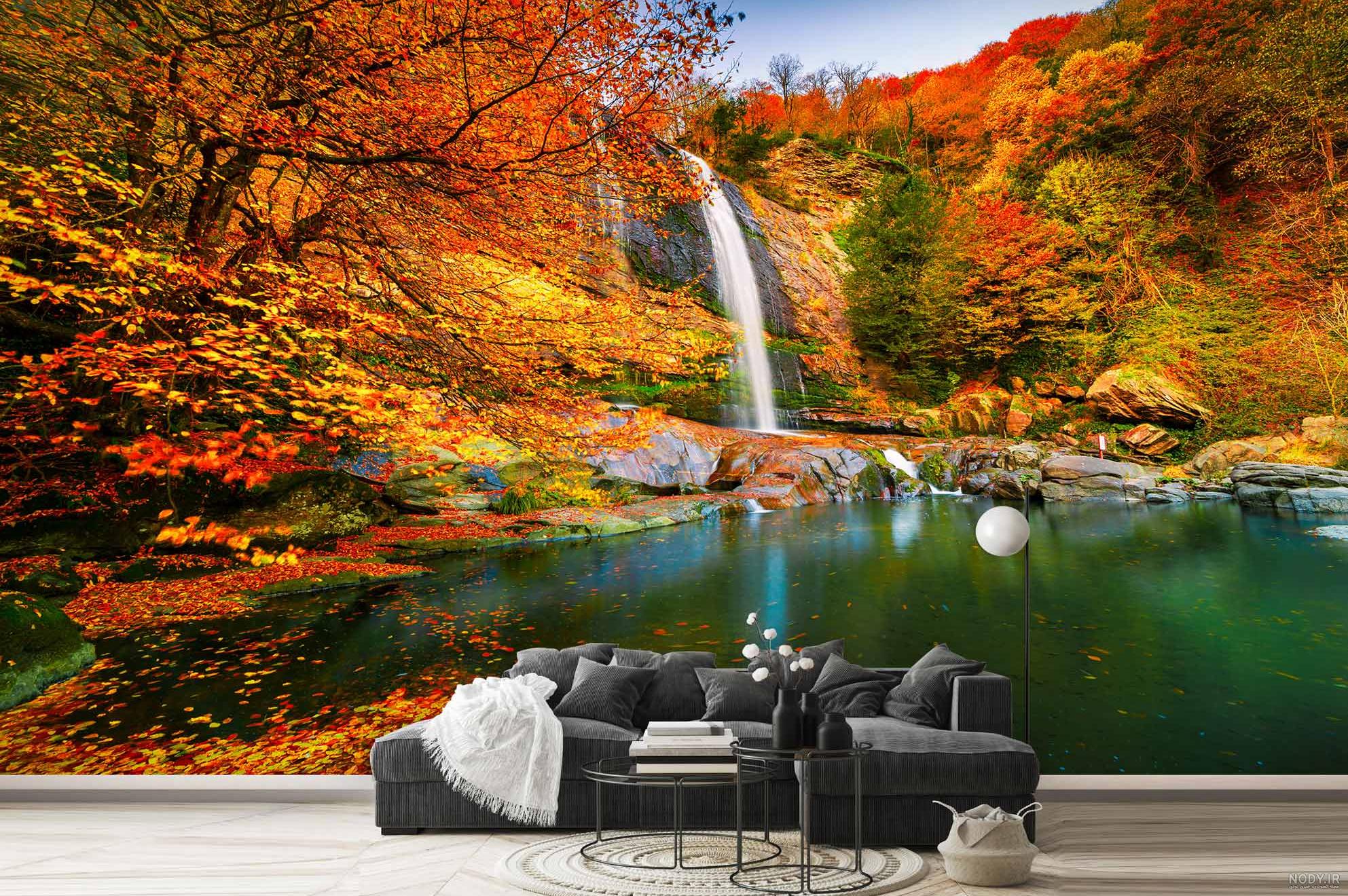 خرید و قیمت پوستر سه بعدی طبیعت سبز و آبشار DA-4822 | ترب خرید و قیمت پوستر سه بعدی طبیعت سبز و آبشار DA-4822 | ترب