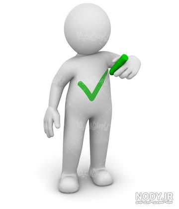 عکس آدمک های سه بعدی
