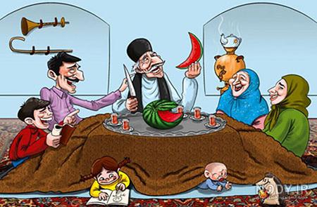 عکس شب یلدا کودکانه عکس شب یلدا کودکانه