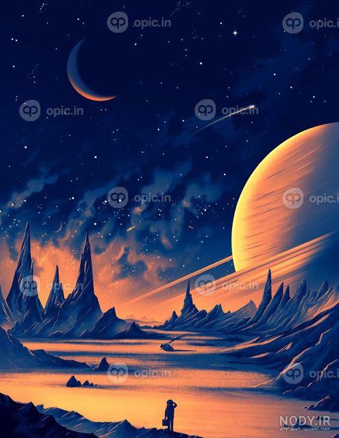 عکس طبیعت شب برای پروفایل عکس طبیعت شب برای پروفایل