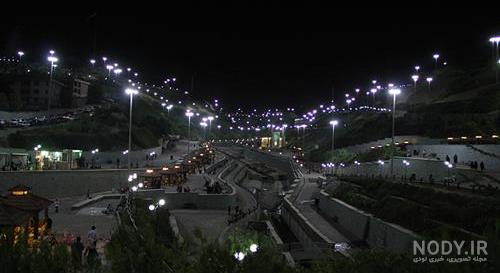 عکس پارک تهران در شب عکس پارک تهران در شب