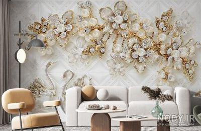 عکس کاغذ دیواری سه بعدی جدید