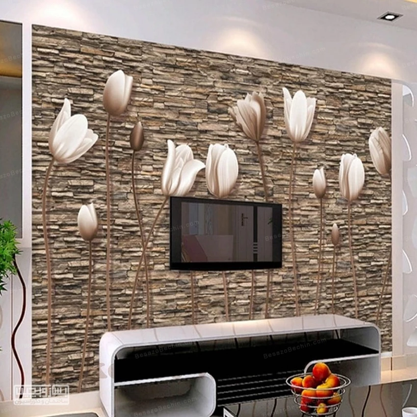 قیمت و خرید پوستر دیواری پشت تلویزیون سه بعدی کرمی BA-3345 | چاپ دی:تولید کننده کاغذ دیواری سه بعدی قیمت و خرید پوستر دیواری پشت تلویزیون سه بعدی کرمی BA-3345 | چاپ دی:تولید کننده کاغذ دیواری سه بعدی