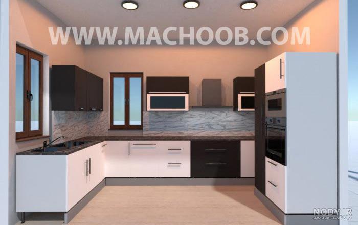 مدل سه بعدی کابینت آشپزخانه 2863 - Archfly مدل سه بعدی کابینت آشپزخانه 2863 - Archfly