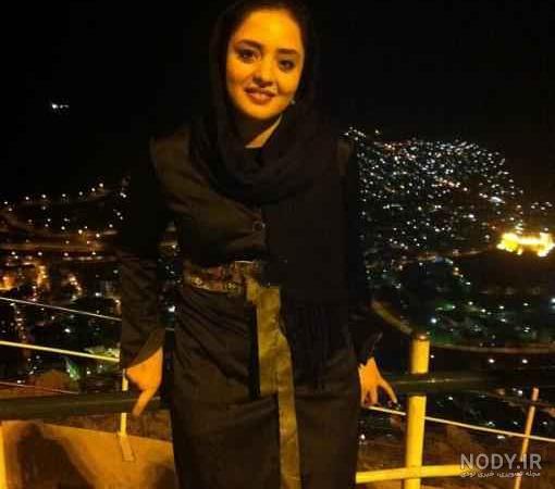 عکس از بام تهران در شب