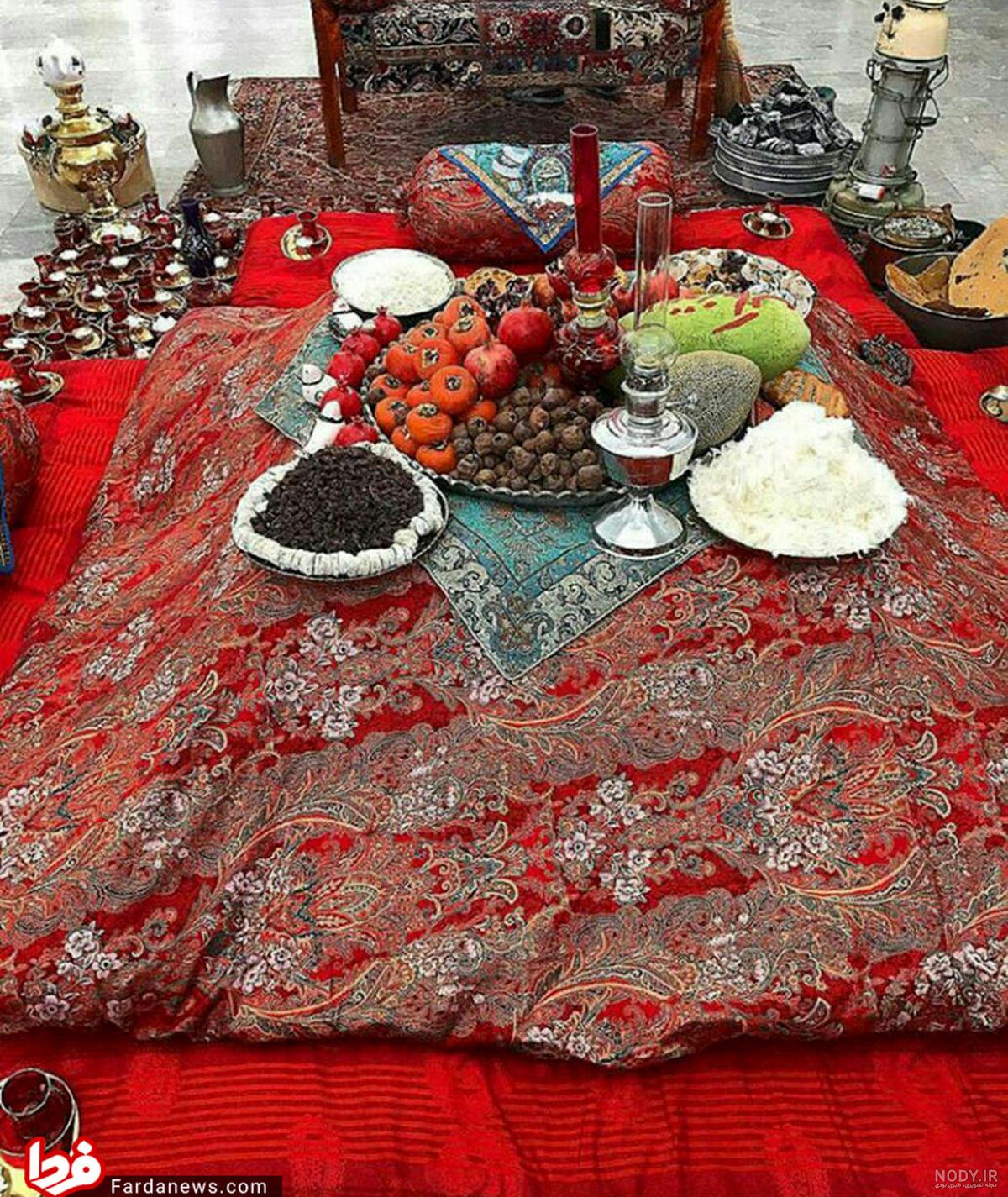 عکس ایده های شب یلدا برای رستوران - عکس نودی