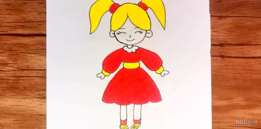 عکس دختر و پسر کارتونی ساده