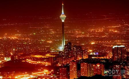 عکس شب های بام تهران