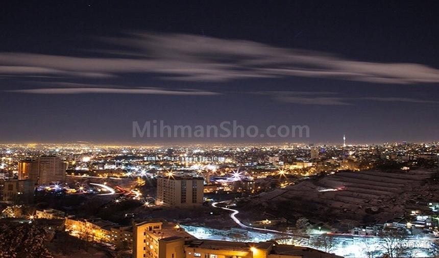 عکس شب های بام تهران - عکس نودی