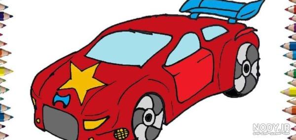 عکس ماشین ساده نقاشی