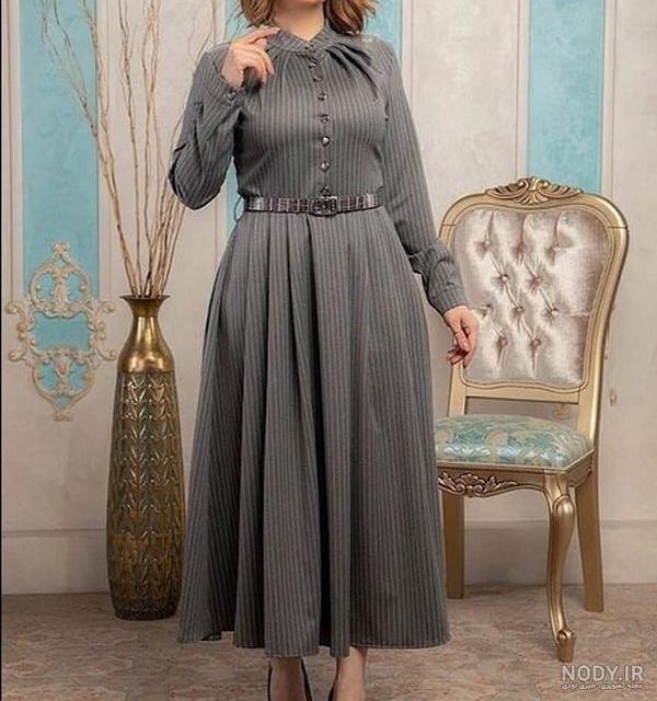 لباس مجلسی با طرح های ساده و شیک برای خانم های میانسال
