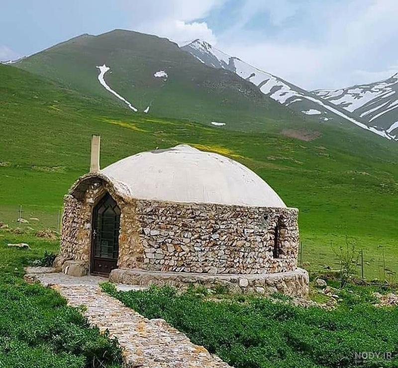 طبیعت زمستان دامنه های قله سبلان طبیعت زمستان دامنه های قله سبلان