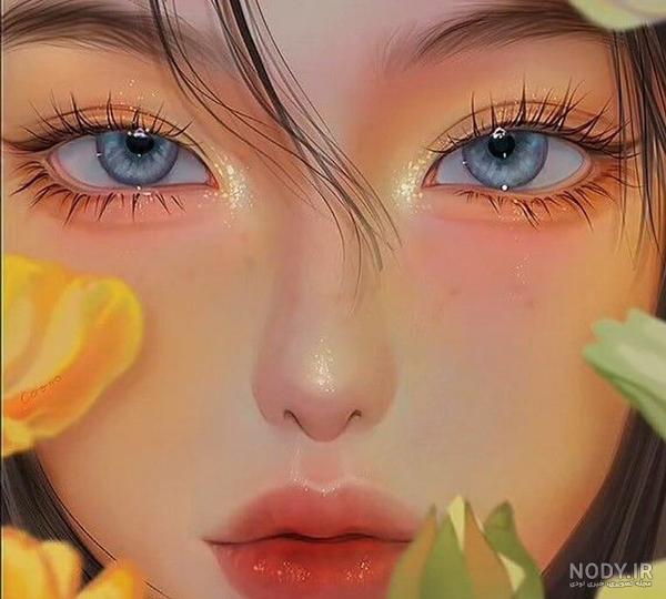 عکس دختر کارتونی زیبا و فانتزی برای پروفایل