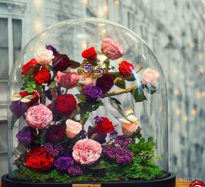 عکس دسته گل زیبای رز