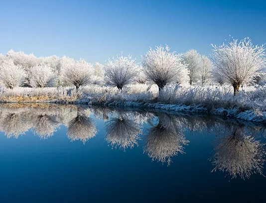 عکس طبیعت زیبای زمستانی