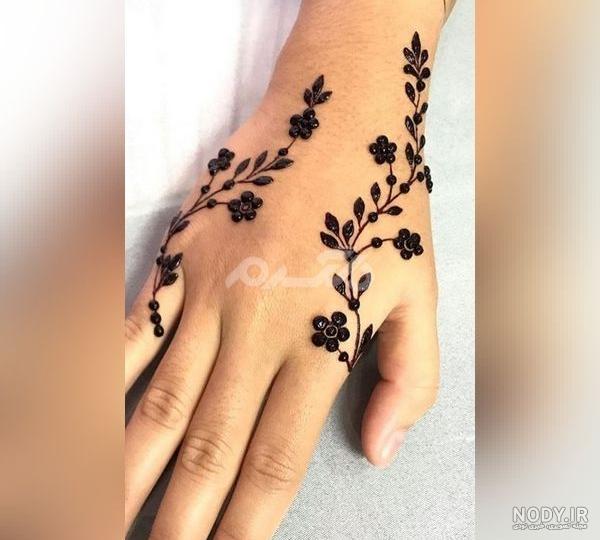 عکس نقش حنا جدید ساده عکس نقش حنا جدید ساده