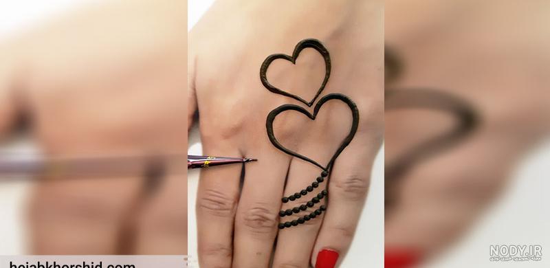 عکس نقش حنا جدید ساده پا عکس نقش حنا جدید ساده پا