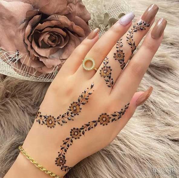 مدل حنا روی دست با طرح های ساده و زیبا - مُچُم مدل حنا روی دست با طرح های ساده و زیبا - مُچُم