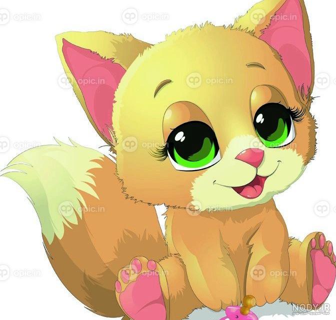 نقاشی گربه کودکانه ؛ 70+ نقاشی گربه با مزه و کیوت برای کودک- دلبرانه