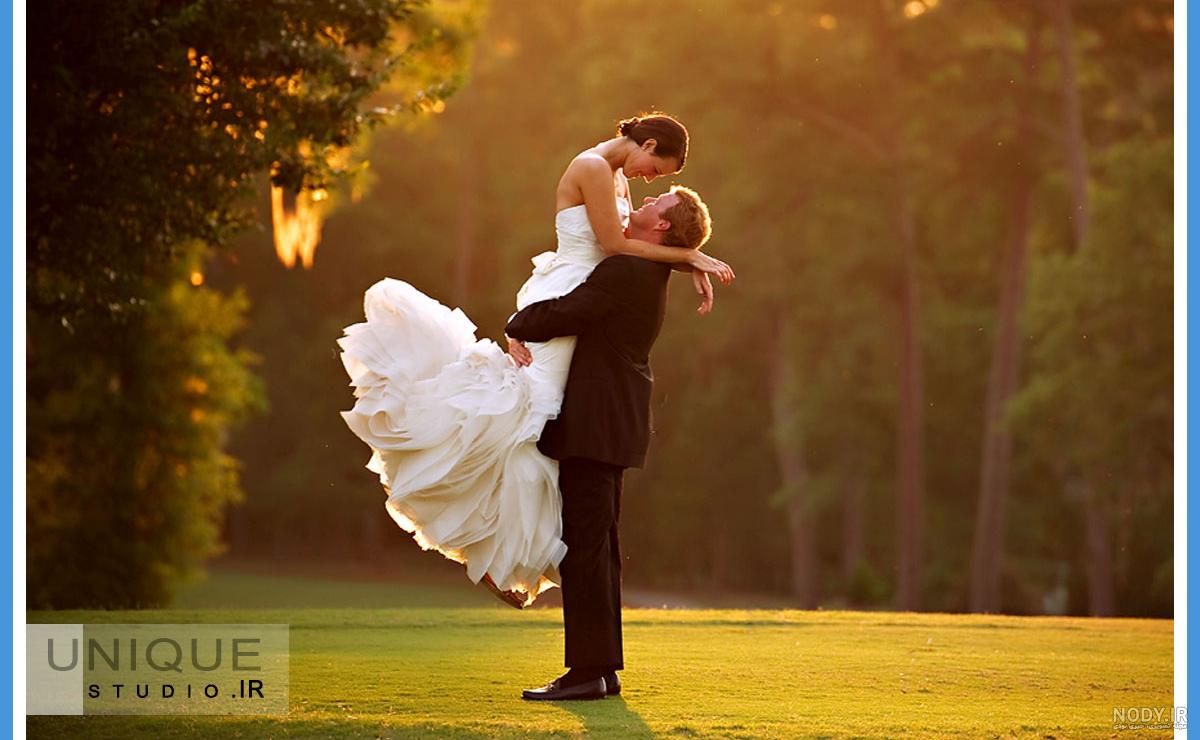 40 عکس عروس داماد با ژست ها و فیگورهای جدید و عاشقانه ❤️