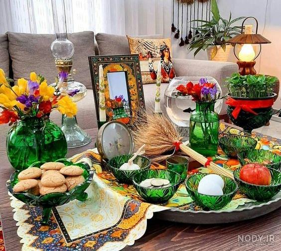 عکس زیبا از سفره ی هفت سین