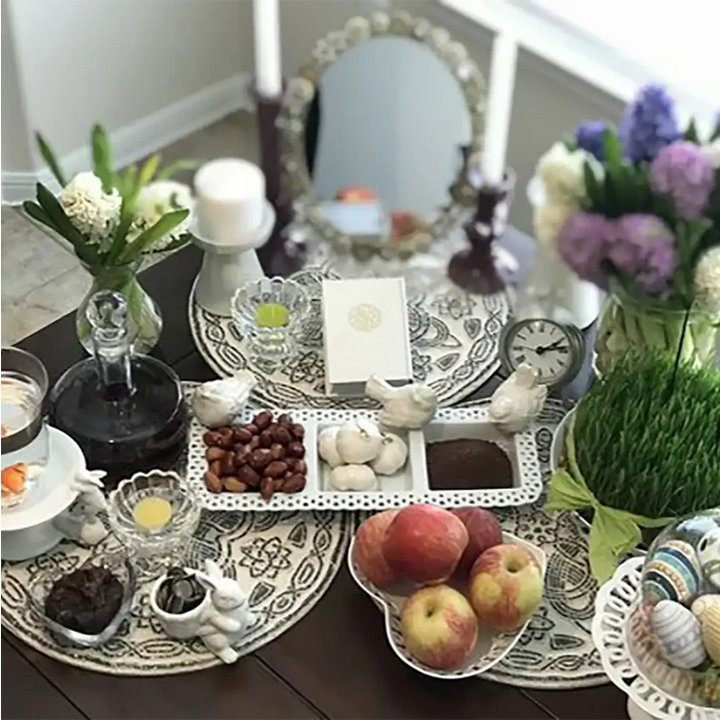 عکس سفره هفت سین 1402 زیبا + مدل سفره هفت سین 1402