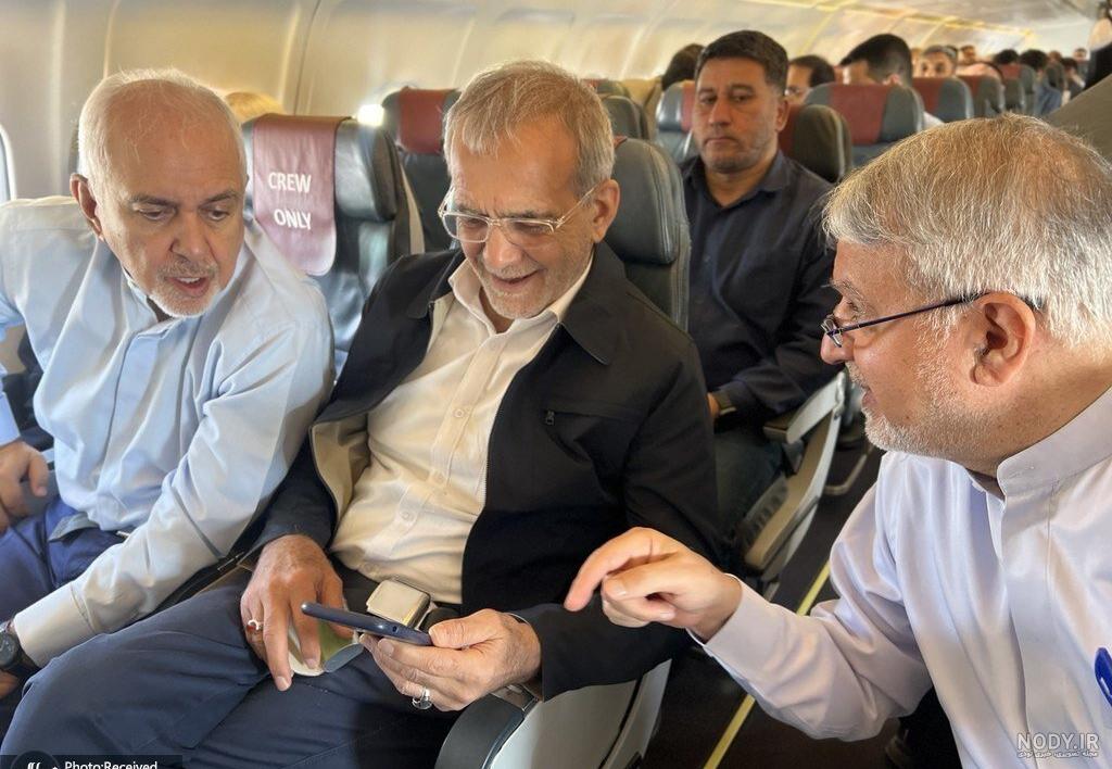 عکس ظریف با پزشکیان