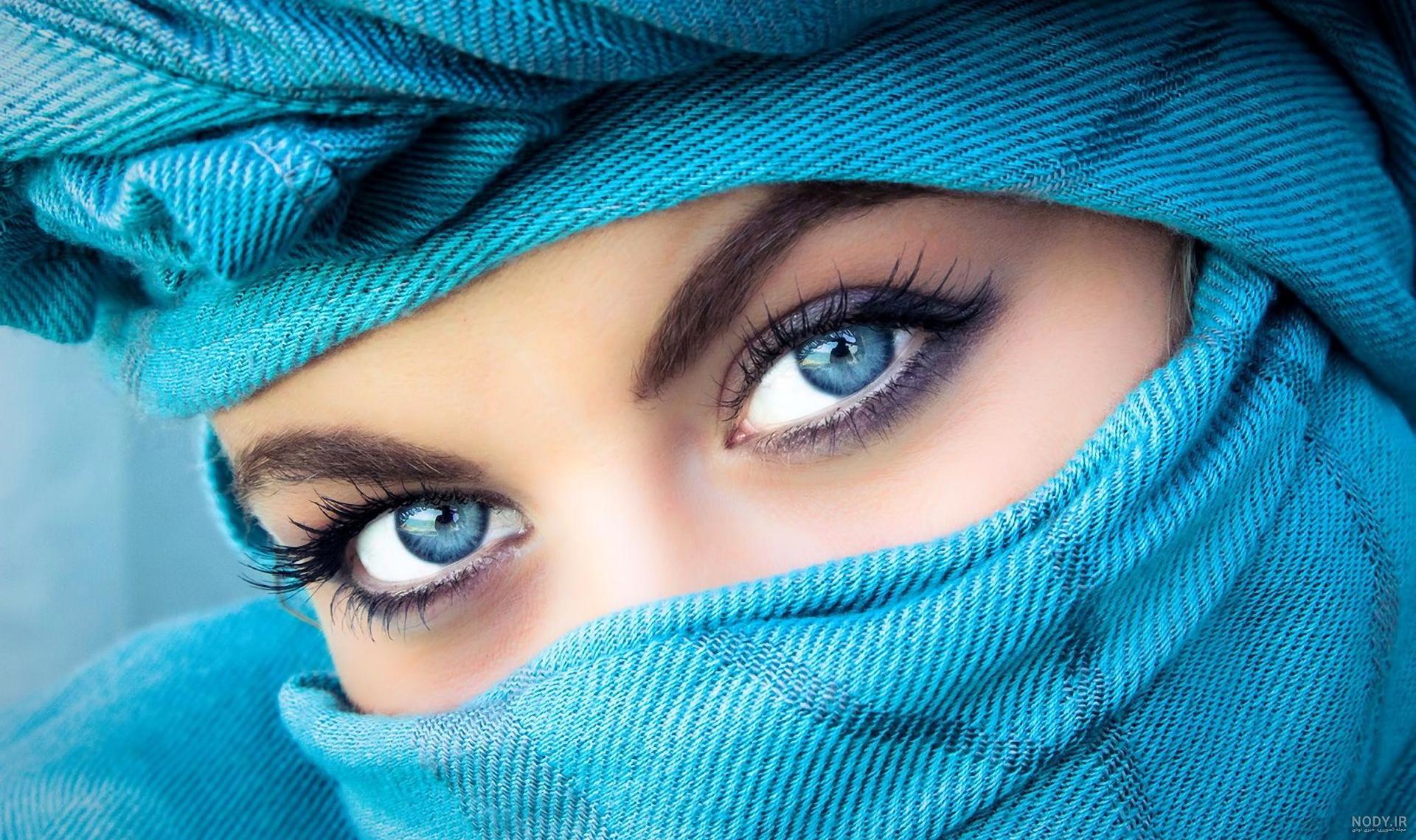 عکس پروفایل چشم رنگی و قهوه ای + عکس چشم زیبای دختر