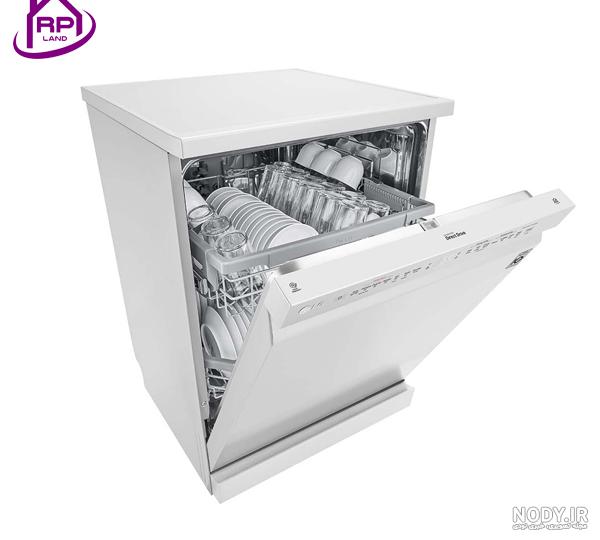 قیمت ماشین ظرفشویی ال جی 512 نقره ای و سفید 14 نفره اصل کره