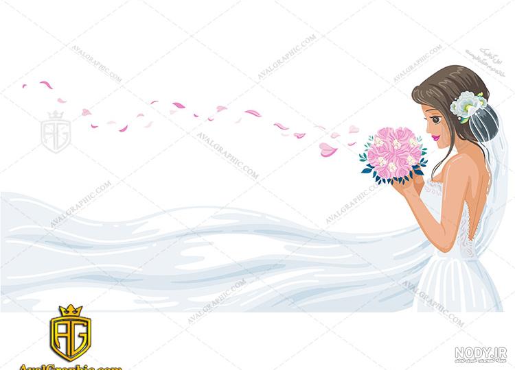 وکتور عروس و داماد و برچسب