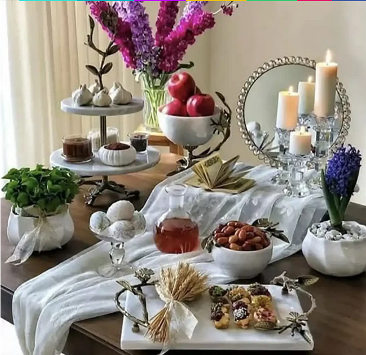 یک عکس زیبا از سفره هفت سین