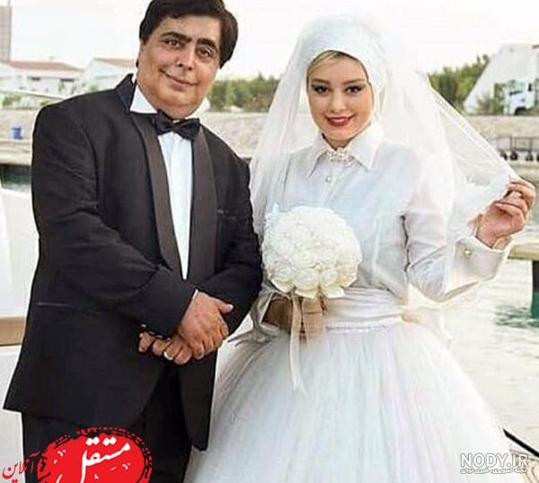 عکس خفن عکس عروسی واقعی سحر قریشی و همسرش