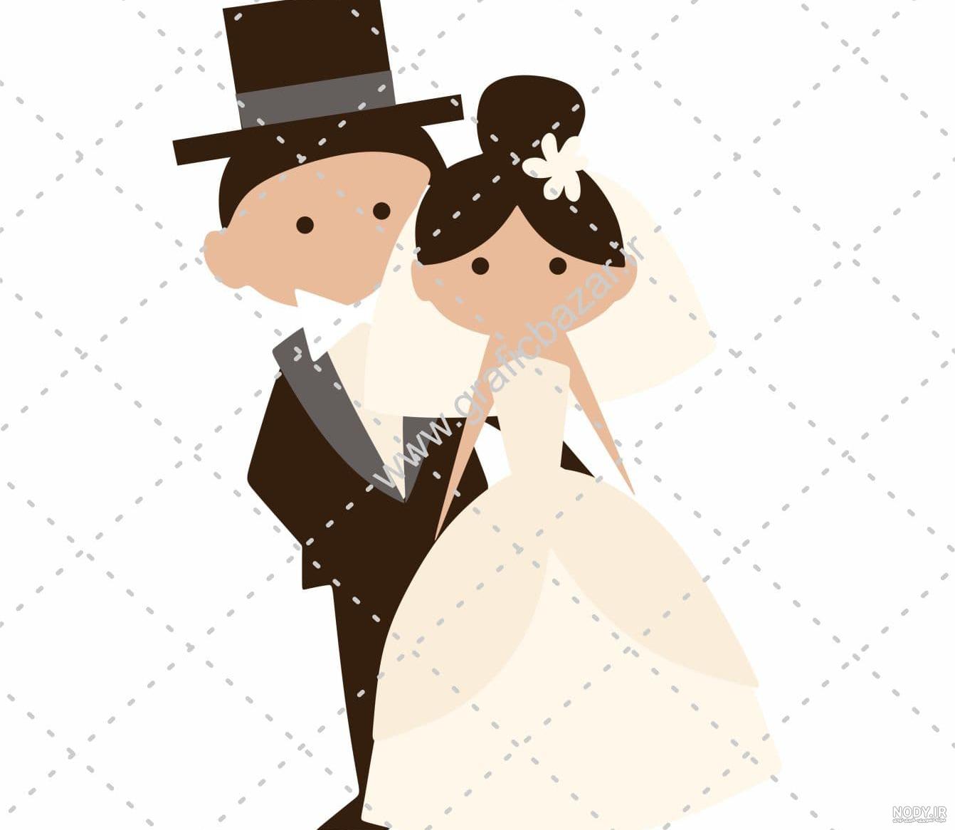 40 عکس عروس داماد با ژست ها و فیگورهای جدید و عاشقانه ❤️