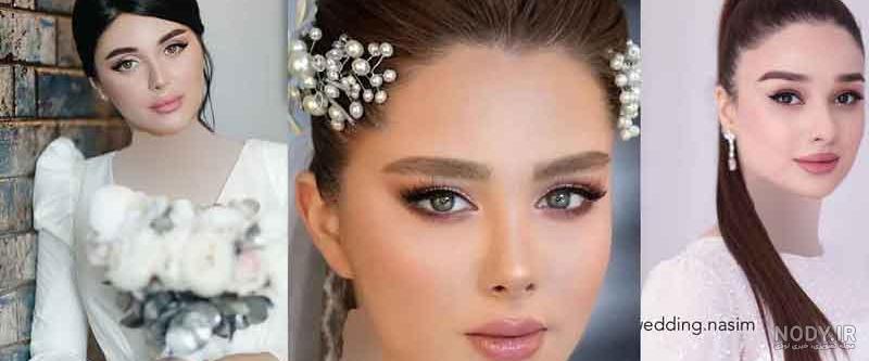 عروس جذاب با رژ قرمز؛ مدل‌های جدید آرایش به سبک آرایشگاه‌های تهران