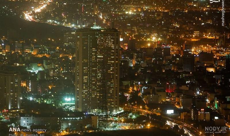عکس زیبا از شب های تهران