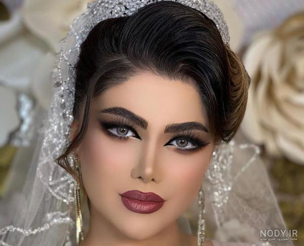 عکس عروس با صورت کشیده عکس عروس با صورت کشیده