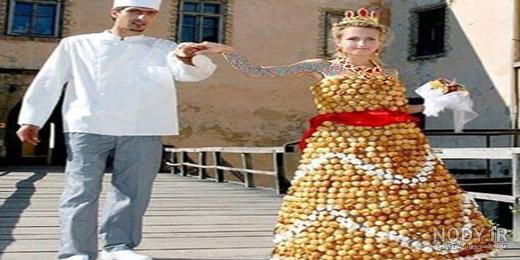 عکس عروس هلندی عجیب عکس عروس هلندی عجیب