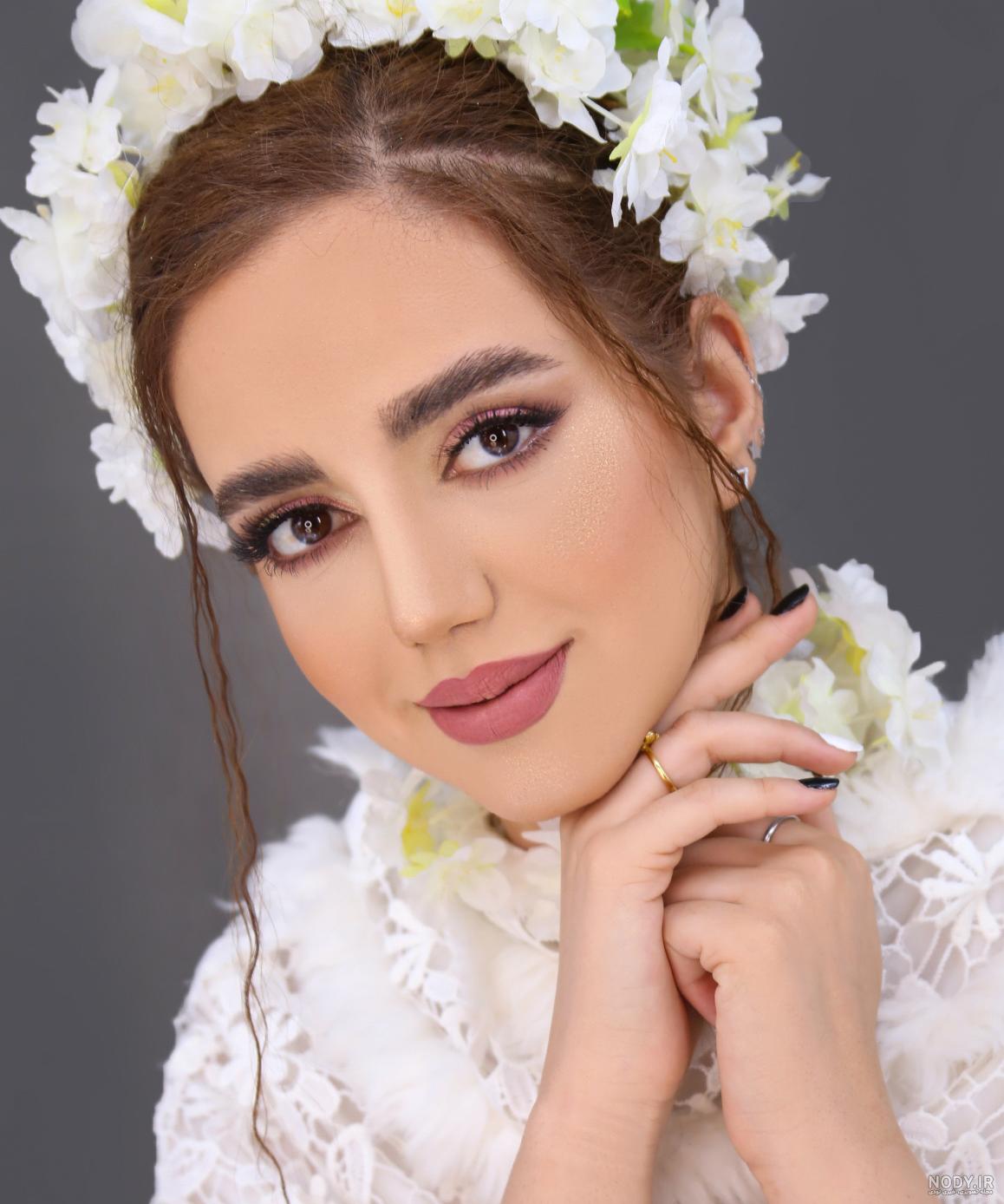مدل آرایش عروس ساده ایرانی زیبا و جدید و شیک - السن مدل آرایش عروس ساده ایرانی زیبا و جدید و شیک - السن
