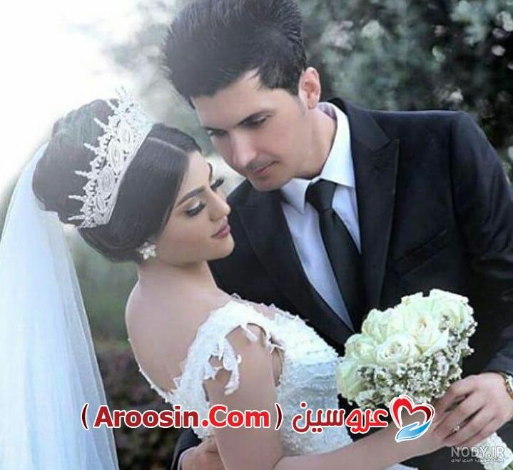 ژست عکس عروس و داماد؛ زیباترین و به روز ترین ژست های ناب و عاشقانه عروس و  داماد، ژست دو نفره