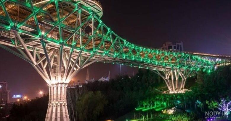 یک عکس خیلی تماشایی از شب‌های تهران