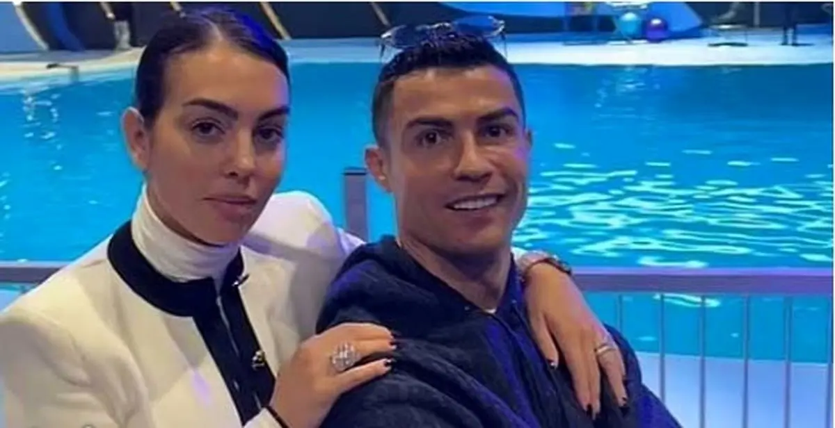 عکس رونالدو و همسرش در ساحل