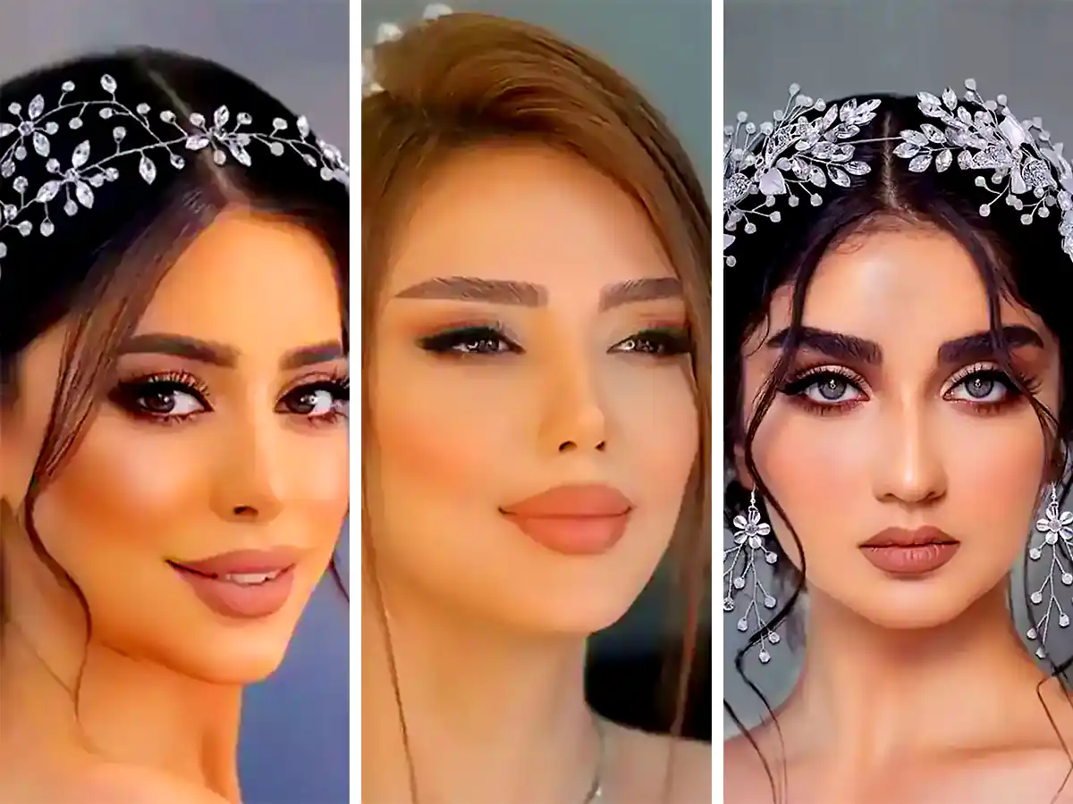 100 مدل آرایش و عکس عروس شیک 👰+ ویدیو آموزش میکاپ عروس خاص 100 مدل آرایش و عکس عروس شیک 👰+ ویدیو آموزش میکاپ عروس خاص