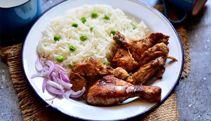 انواع غذا با مرغ و برنج • دونفره انواع غذا با مرغ و برنج • دونفره