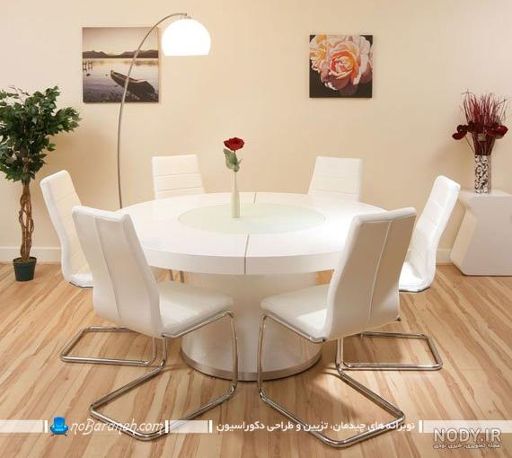 بیش از 50 مدل میز ناهارخوری گرد | فروشگاه اینترنتی مبل و دکور، مبلمان، مبل کلاسیک، میز و صندلی ناهارخوری بیش از 50 مدل میز ناهارخوری گرد | فروشگاه اینترنتی مبل و دکور، مبلمان، مبل کلاسیک، میز و صندلی ناهارخوری