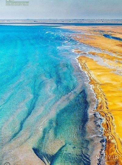 تصاویر هوایی از دریای خزر