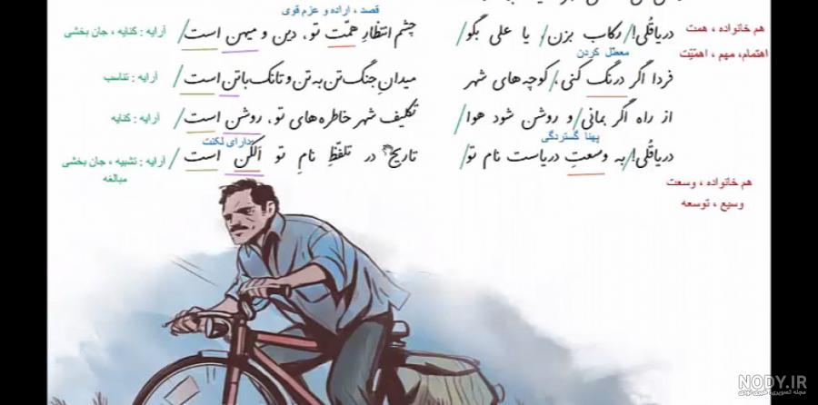 جواب سوالات و معنی درس هشتم دریا قلی فارسی ششم ابتدایی - ساینس هاب جواب سوالات و معنی درس هشتم دریا قلی فارسی ششم ابتدایی - ساینس هاب